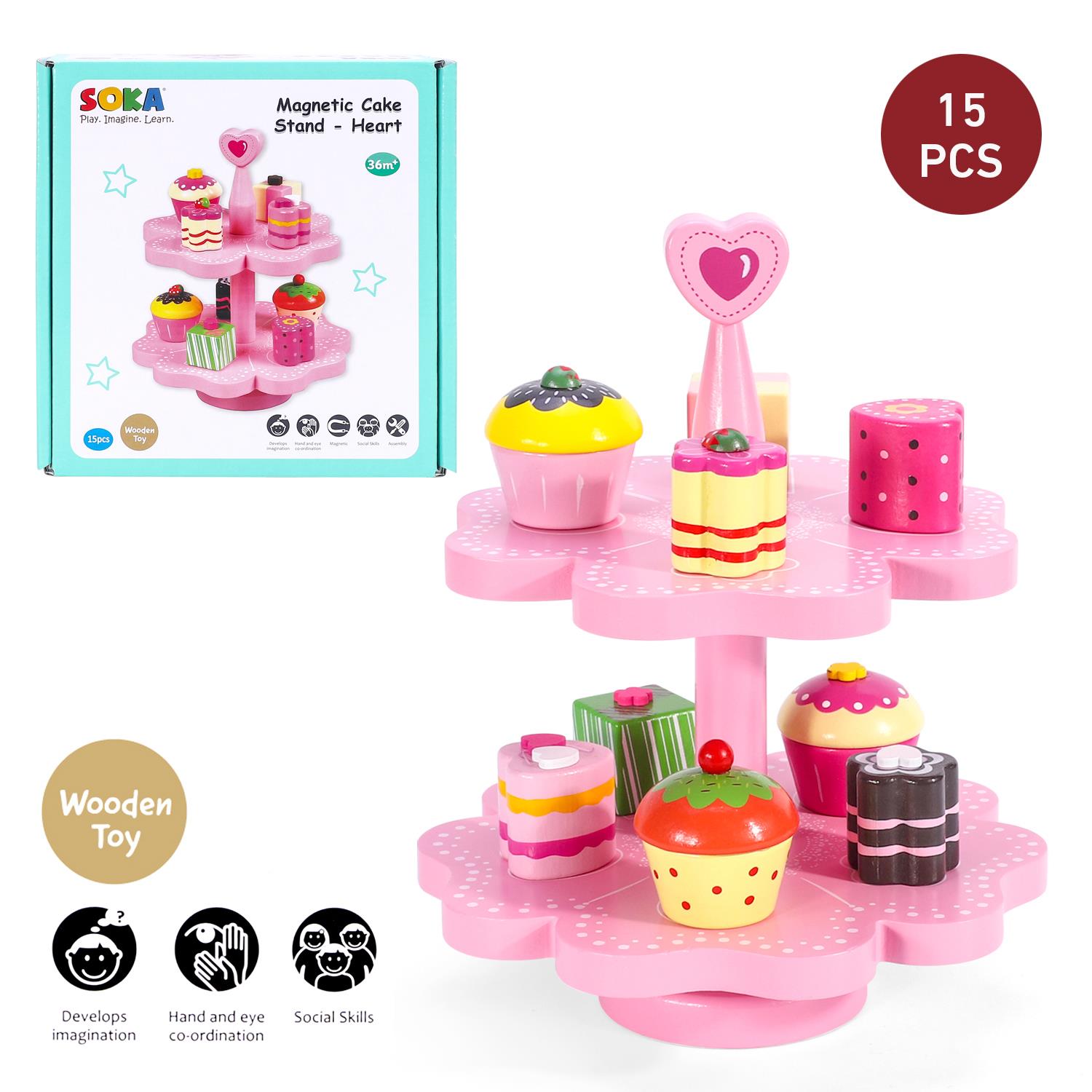 SOKA Magnetic Cake Stand - Heart