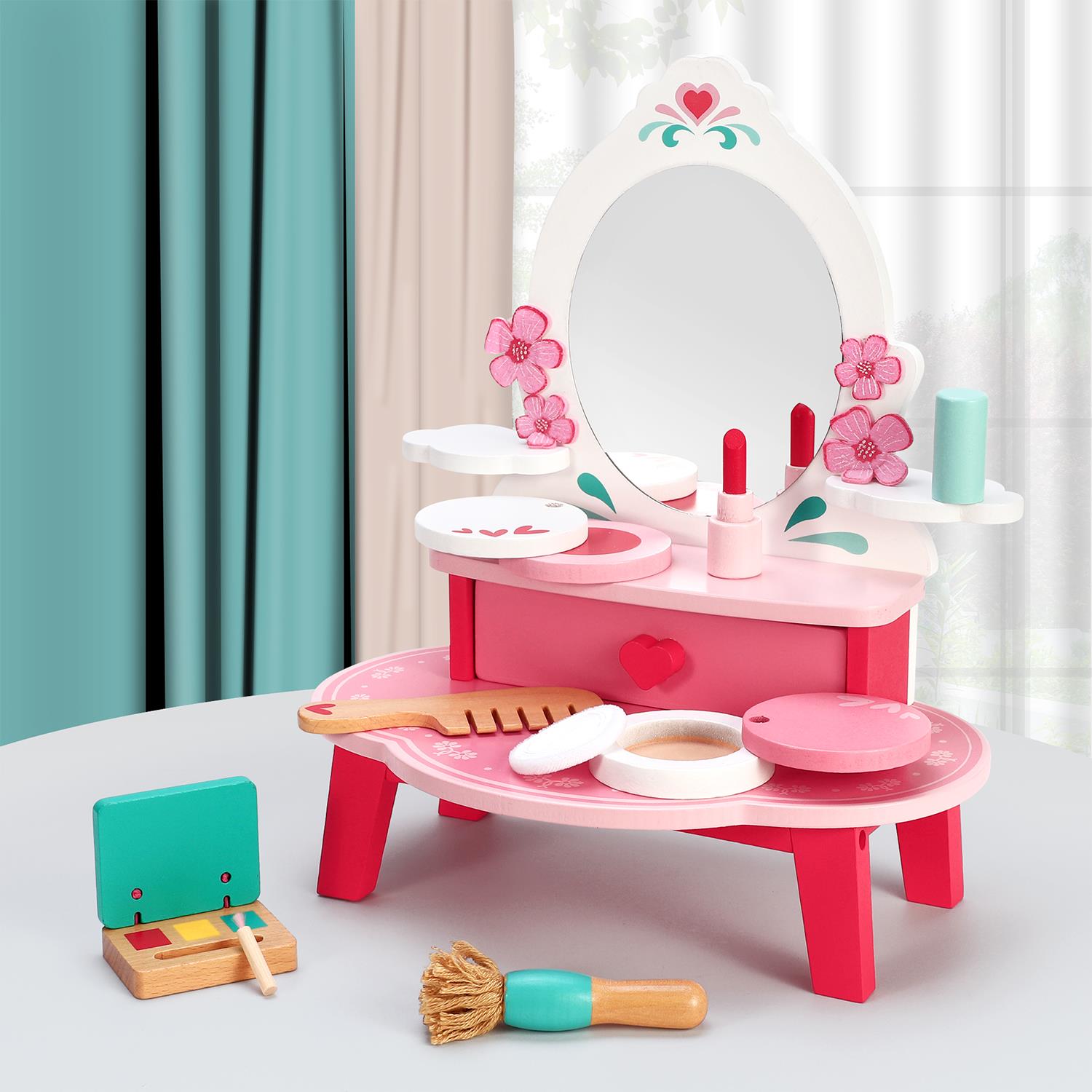 SOKA Dressing Table Top with Beauty Set