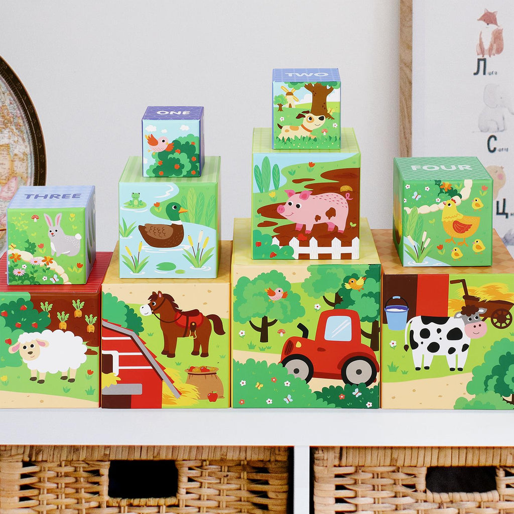 SOKA Stacking Cubes-My Farm