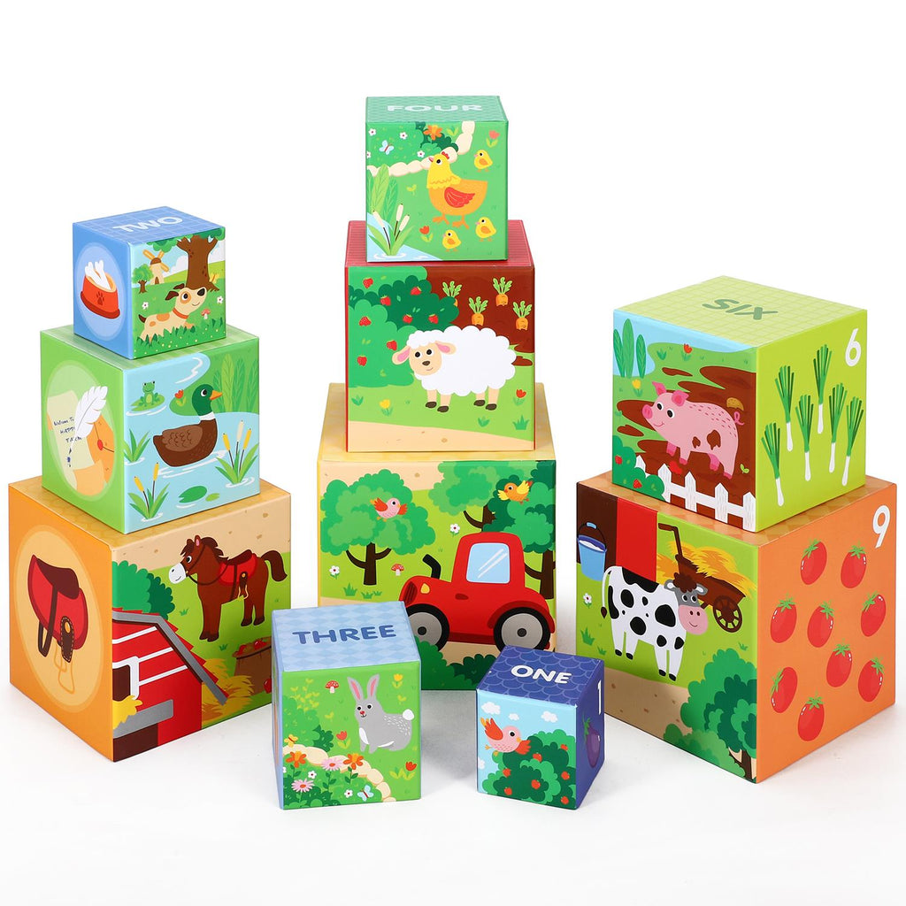 SOKA Stacking Cubes-My Farm