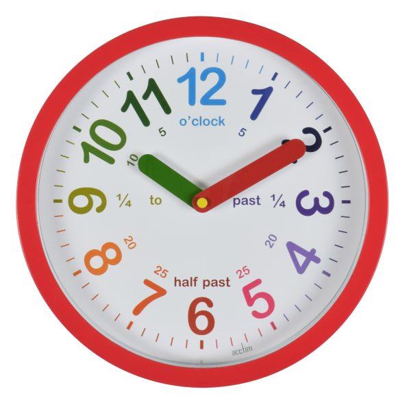 Acctim Red Lulu Wall Clock 21884
