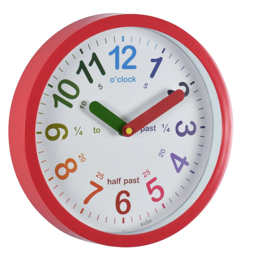 Acctim Red Lulu Wall Clock 21884