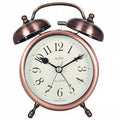 Acctim 'Penbridge' Antique Brass Double Bell Alarm Clock