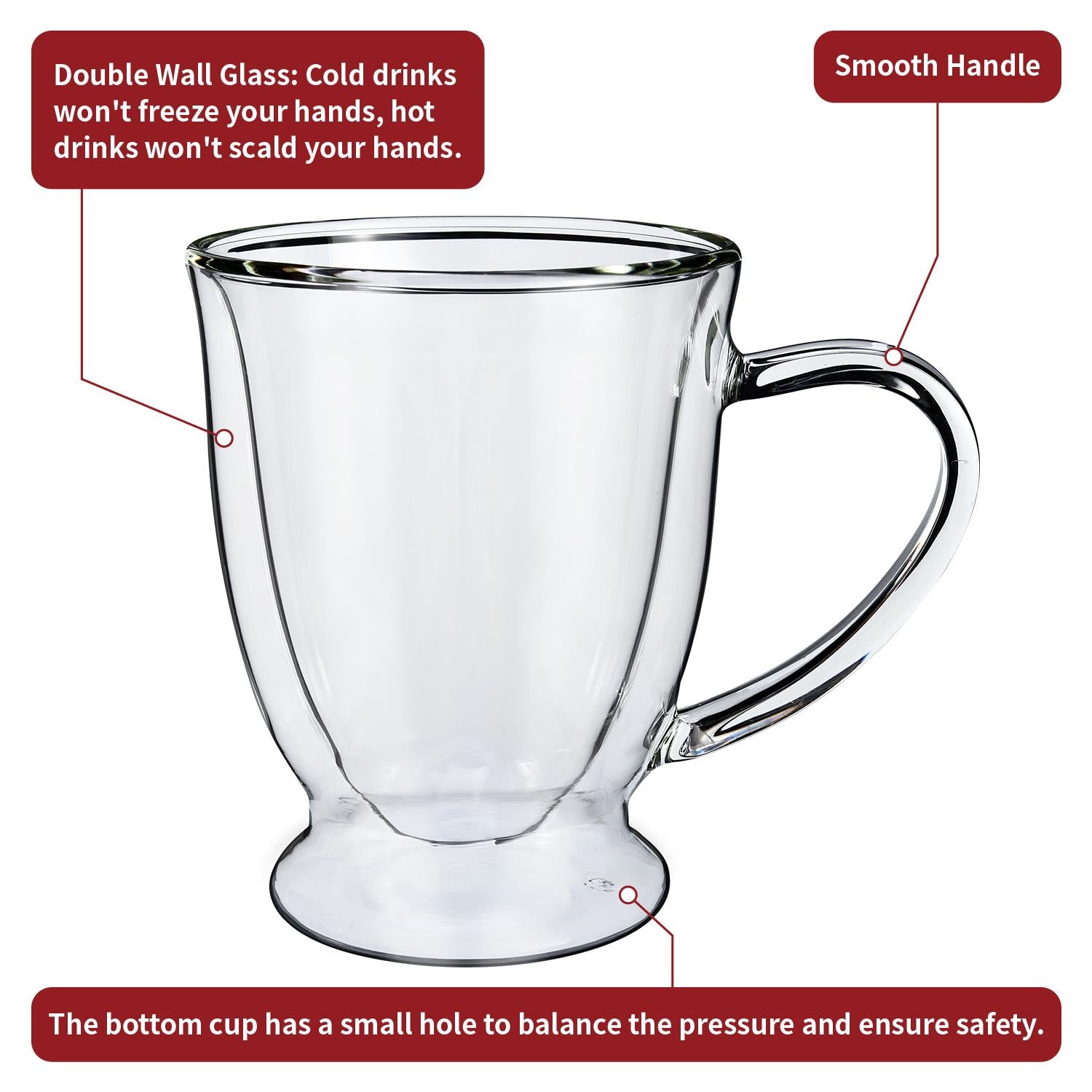 Vinsani Double Wall Glasses Verre