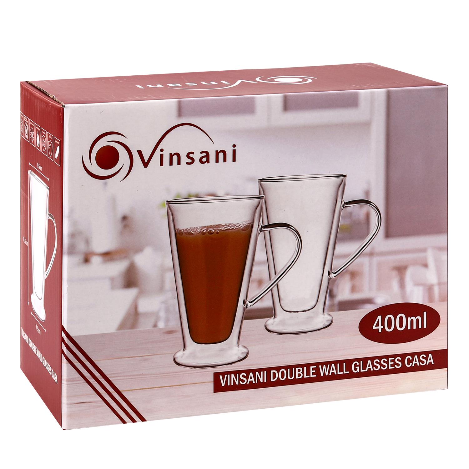Vinsani Double Wall Glasses Casa