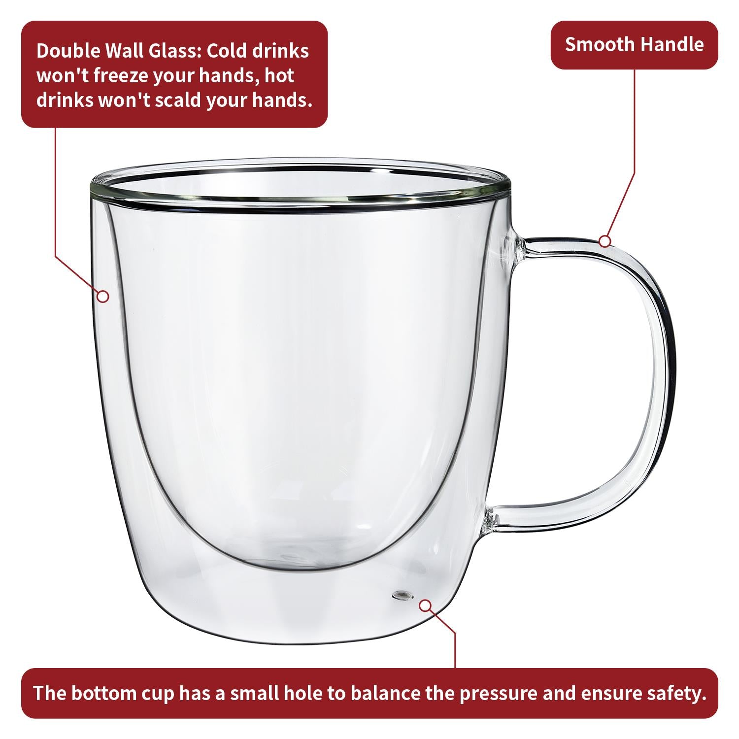 Vinsani Double Wall Glasses Vitrum