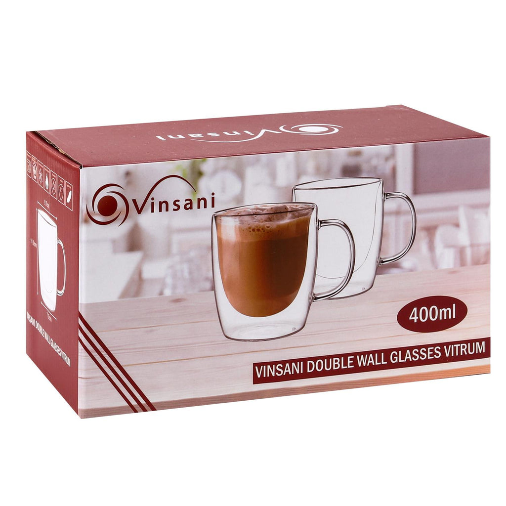 Vinsani Double Wall Glasses Vitrum