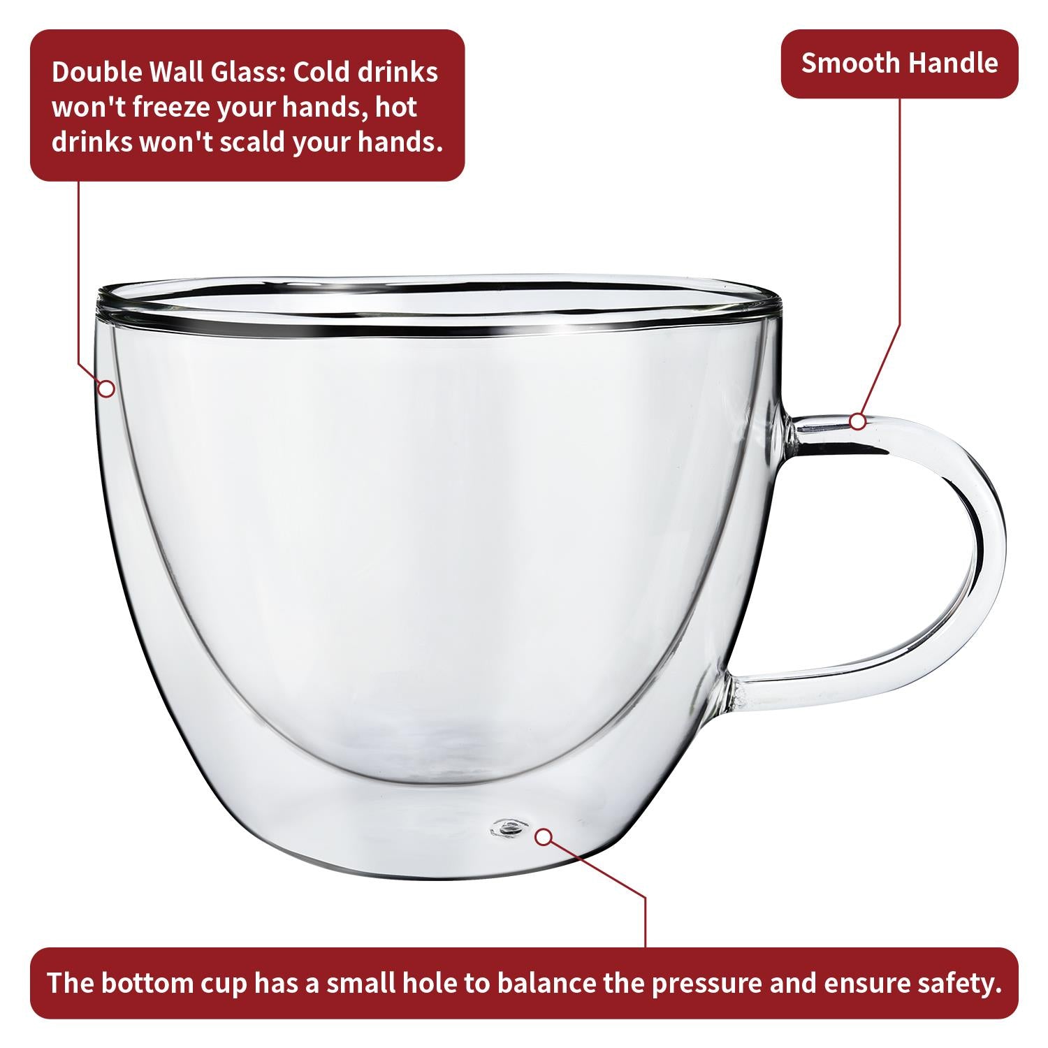 Vinsani Double Wall Glasses Vaso