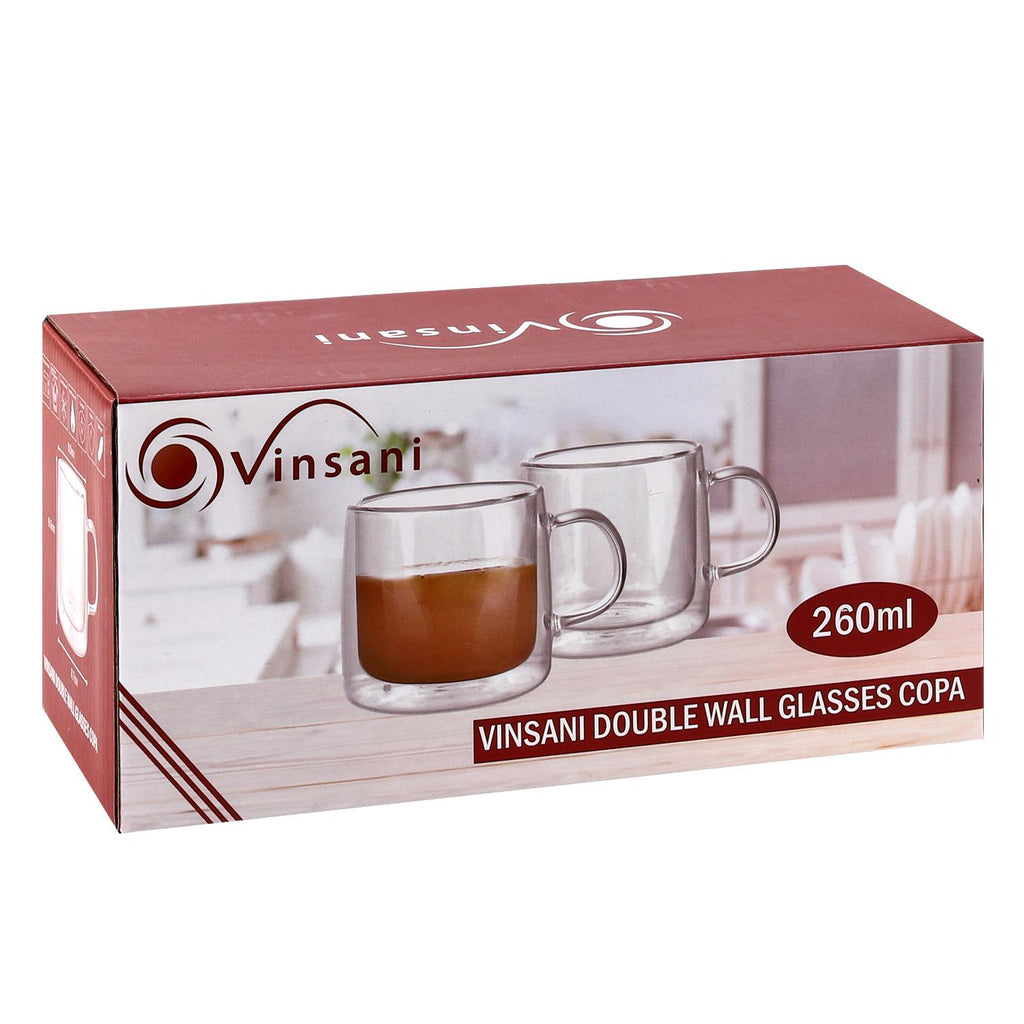 Vinsani Double Wall Glasses Copa