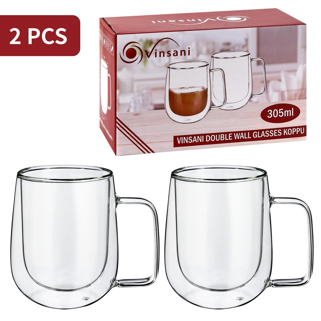 Vinsani Double Wall Glasses Koppu