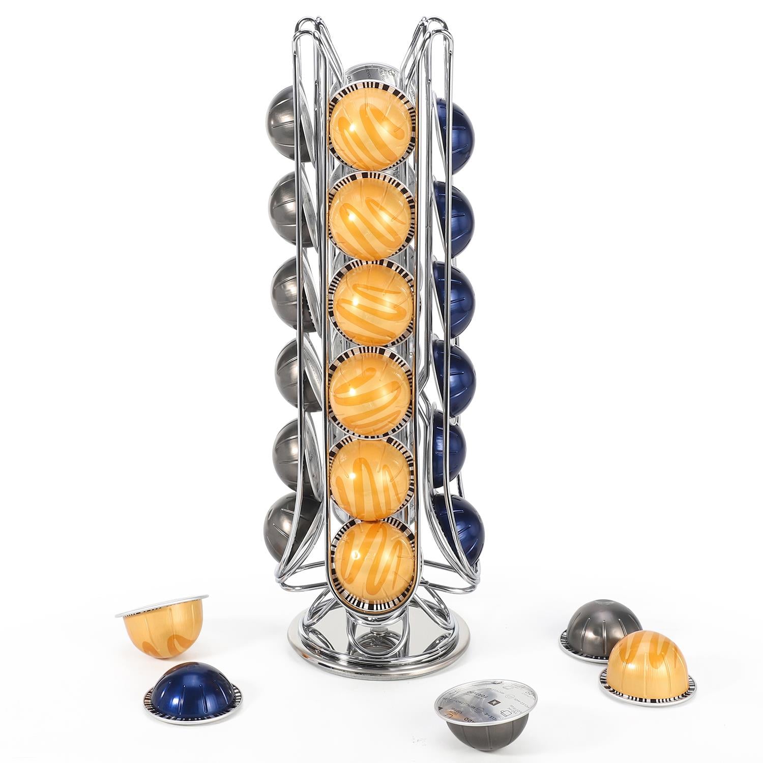 Vinsani Chrome 24 Coffee Pod Stand