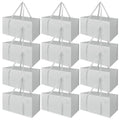 Vinsani 12Pk Moving Bags Grey