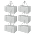 Vinsani 6Pk Moving Bags Grey