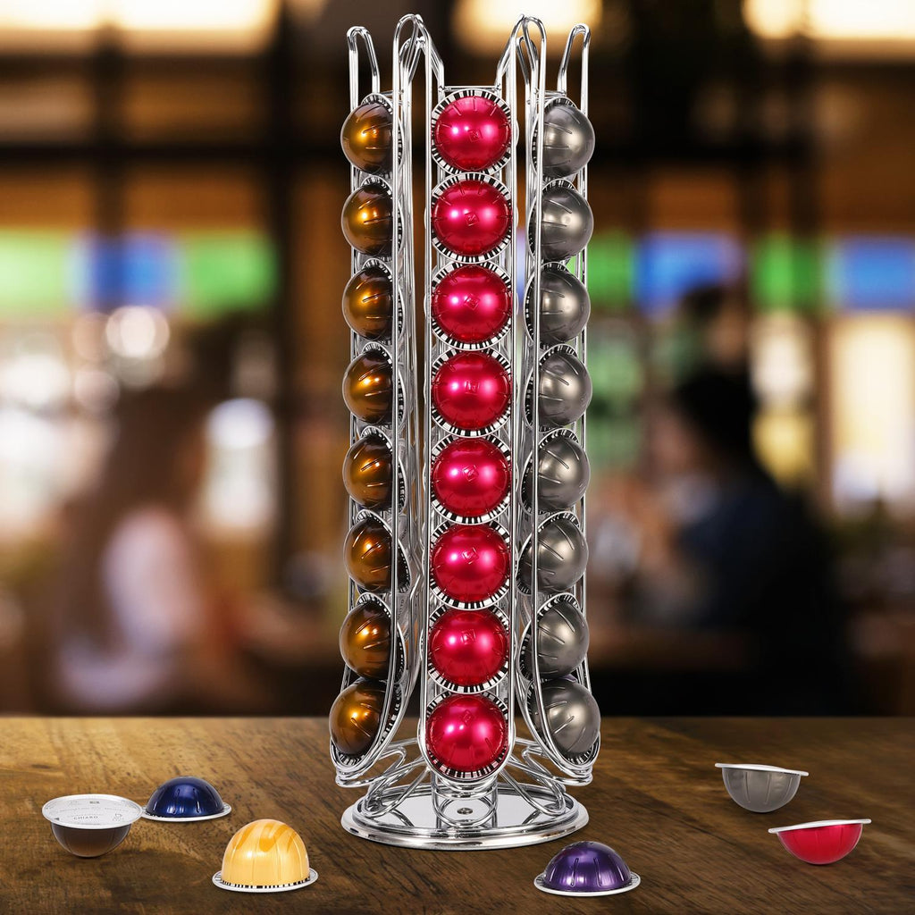 Vinsani 48 Pod Chrome Coffee Pod Stand