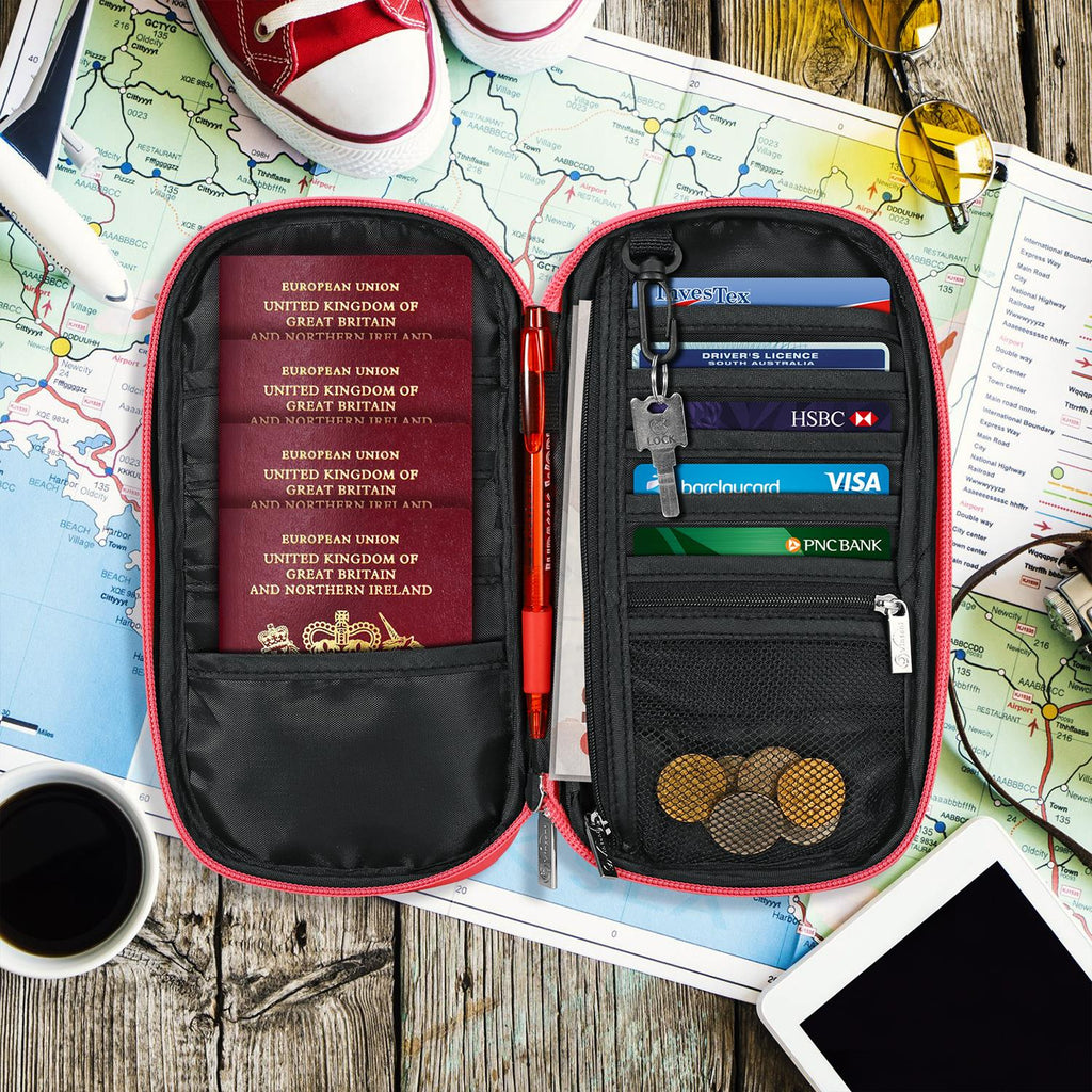 Vinsani Deluxe Passport Org Pink