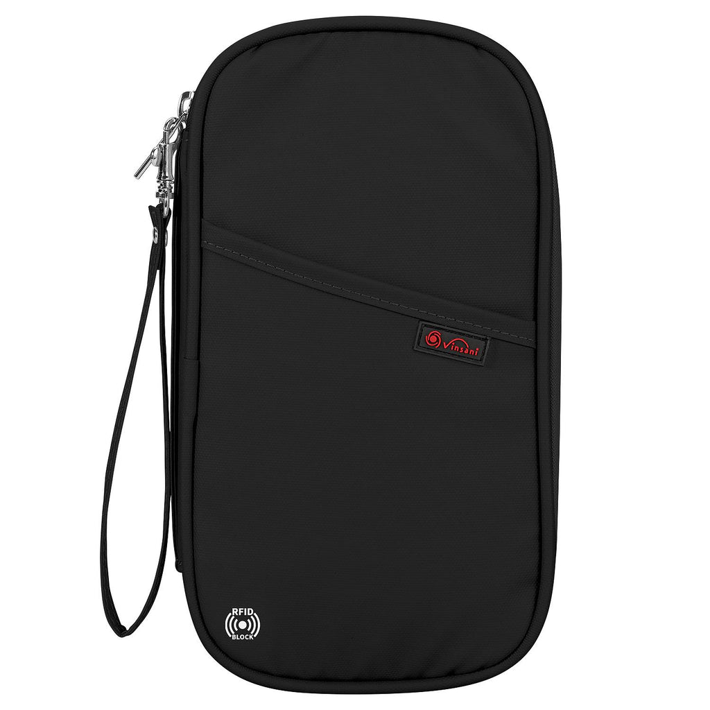 Vinsani Deluxe Passport Org Black