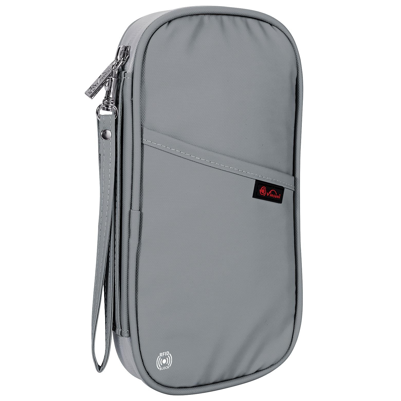 Vinsani Deluxe Passport Org L Grey