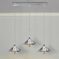 3 Head Rectangle Base Industrial Vintage Ceiling Pendant Light Shade Hanging Lamp
