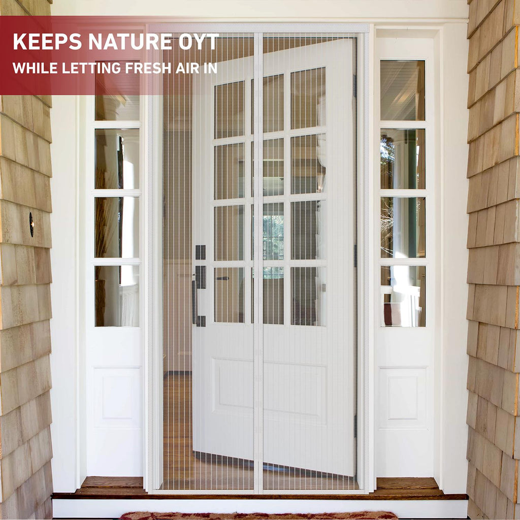 Vinsani Magnetic Screen Door White