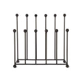 Neo Steel Black Powder Coated Boot Rack – Holds 6 Pairs