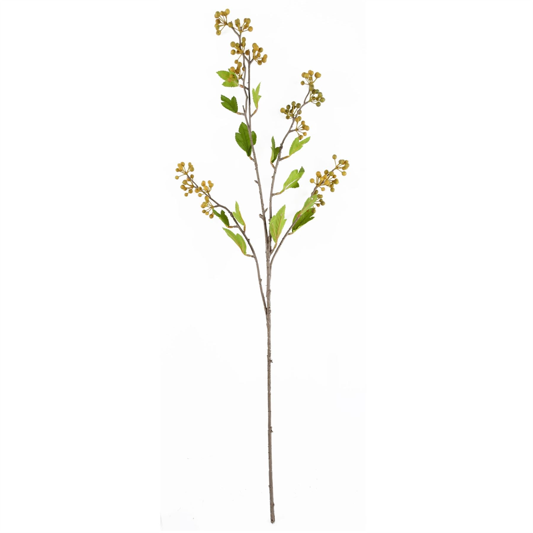 65cm Yellow Rose Display Geometric Glass Vase
