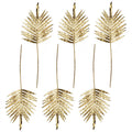 Pack of 6 x 95cm Gold Palm Leaf