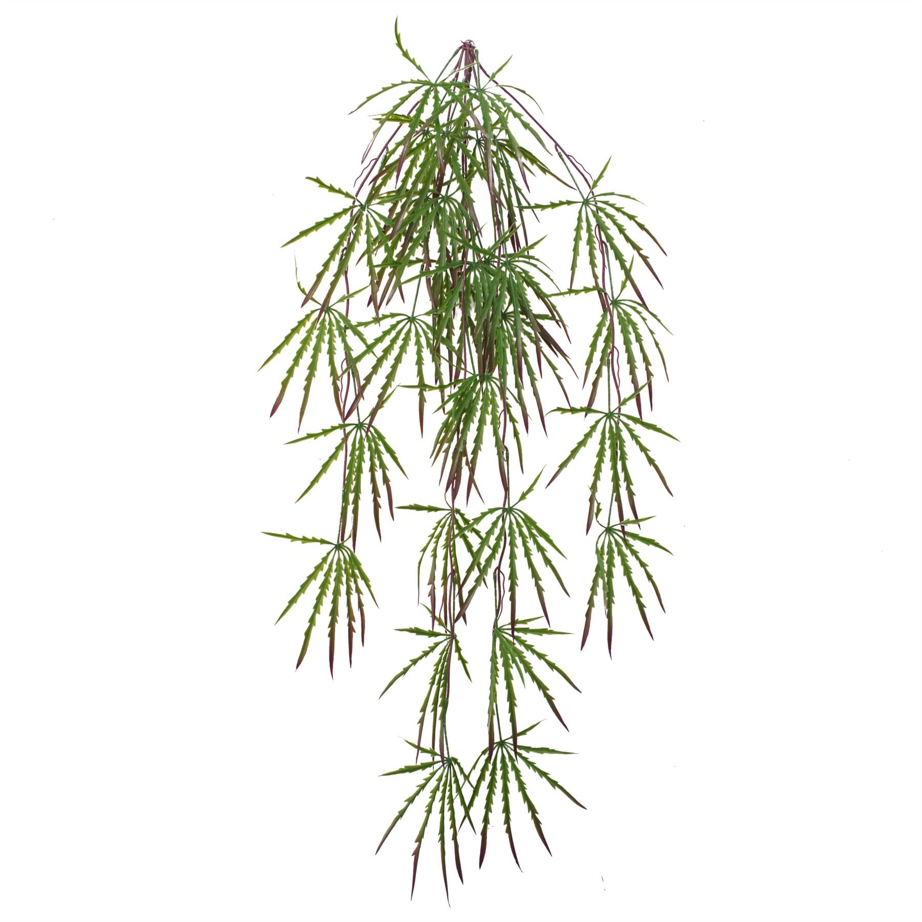 Pack of 12 x 100cm Artificial Hanging Acer Spider Plant