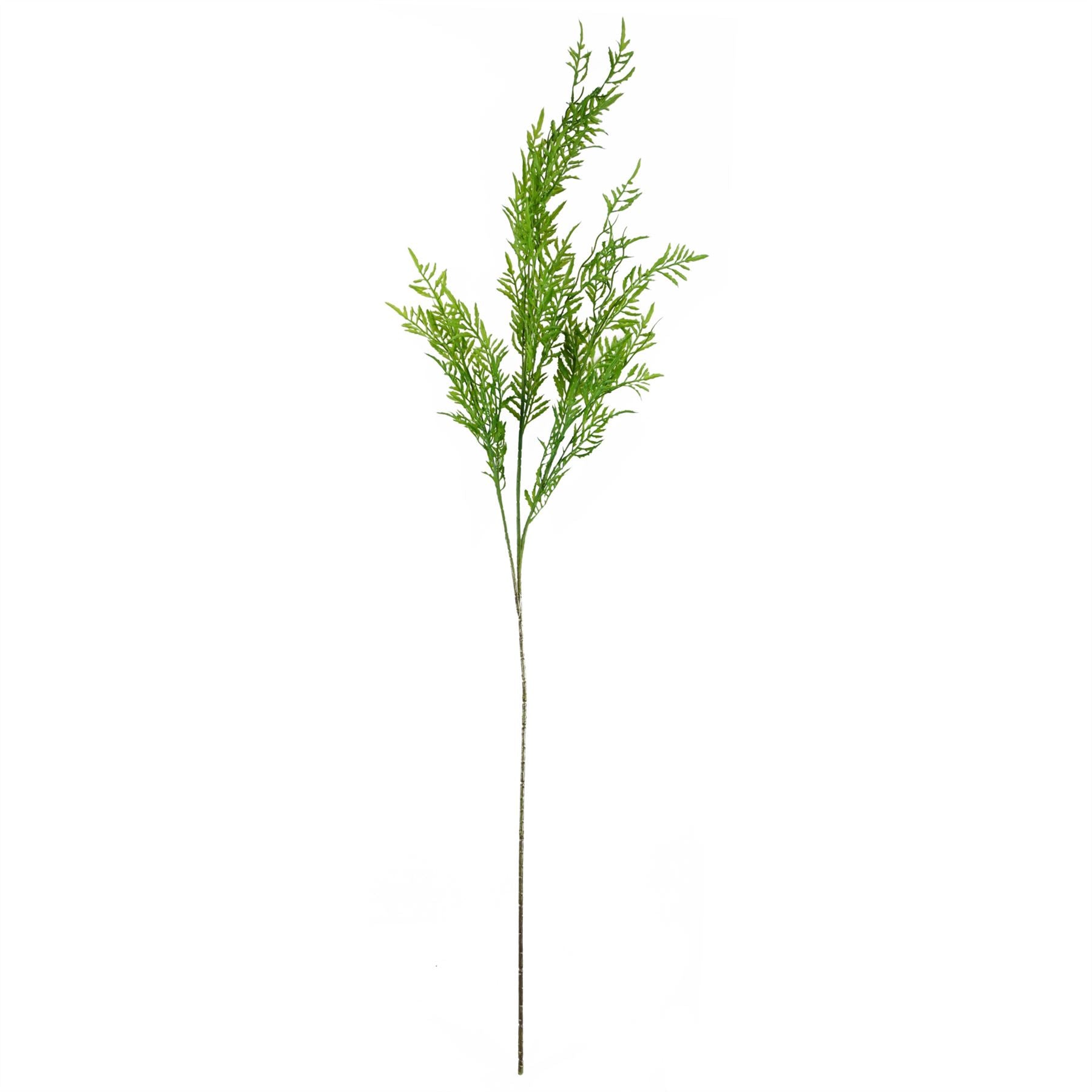 100cm Yellow Lily and Fern Display Glass Vase