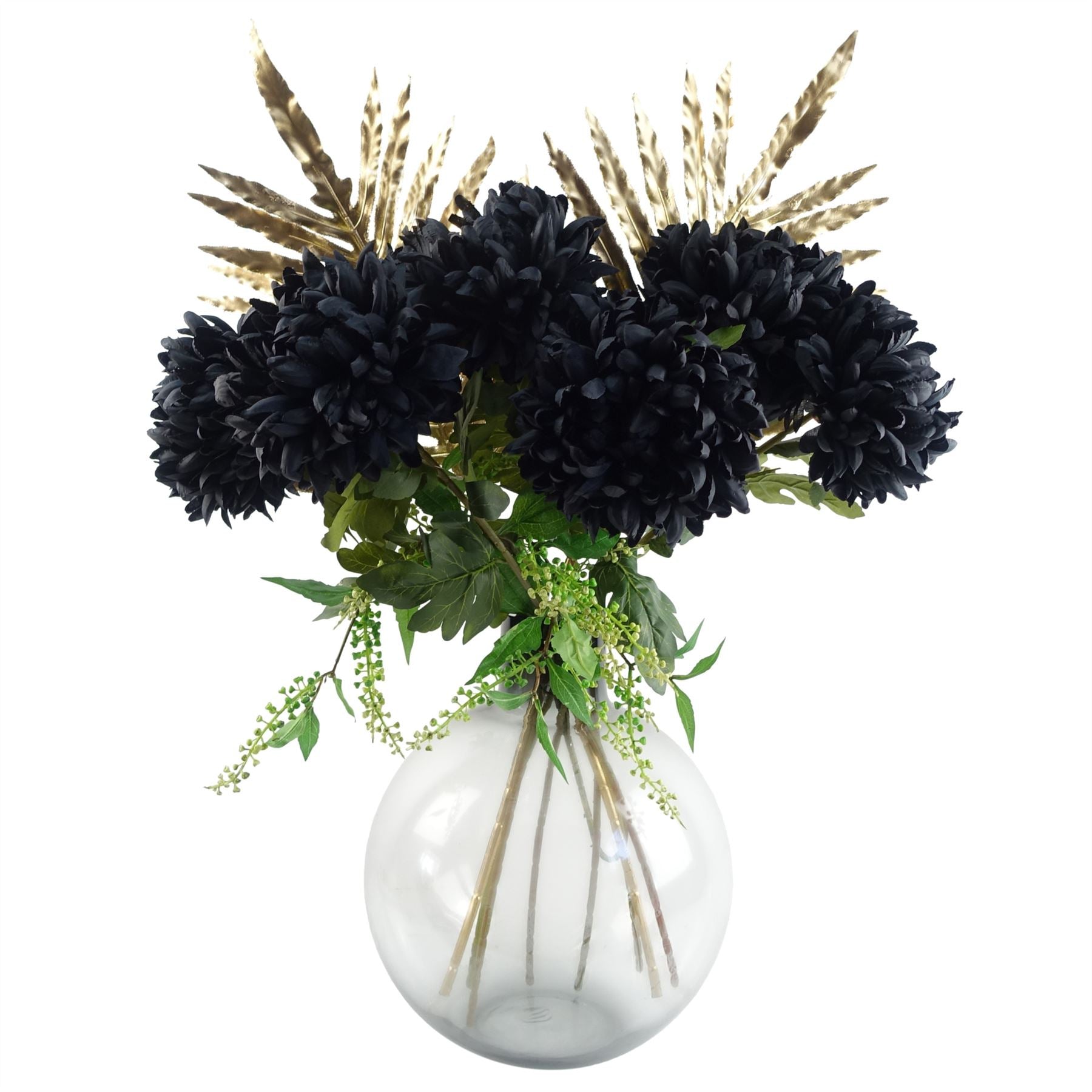 Pack of 6 x 85cm Artificial Green Foliage Spray