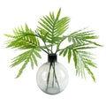 80cm Ball Vase Artificial Tropical Palm Leaves