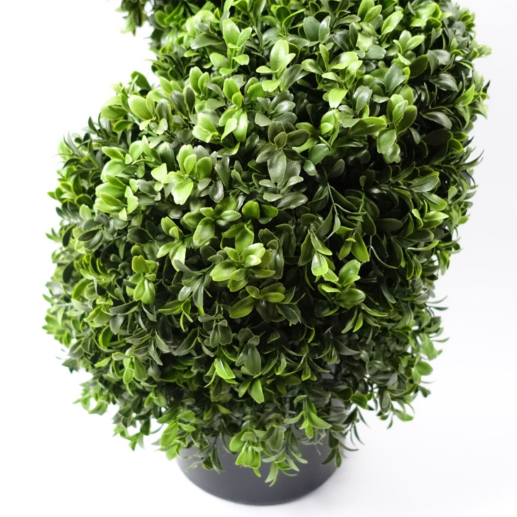 120cm Pair of Spiral Buxus Artificial Tree UV Resistant Outdoor