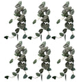 6 x 120cm Artificial Hanging Trailing Plant Alocasia Dragon Scale Dark