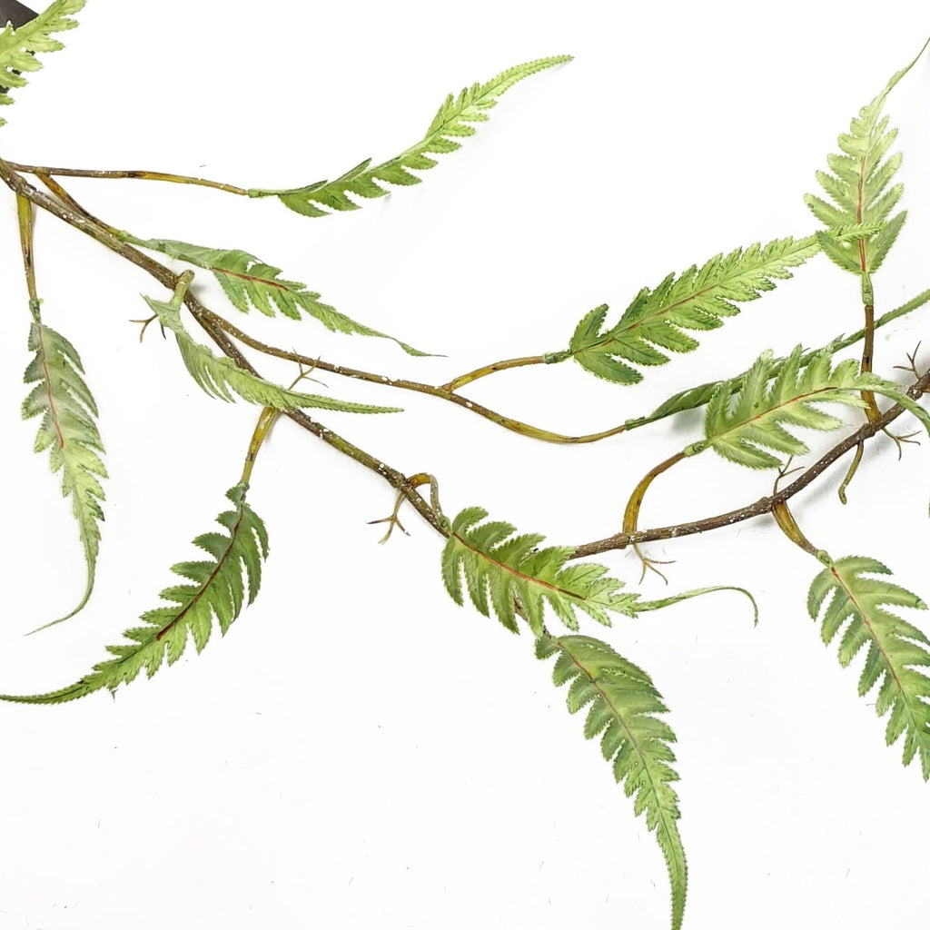 6 x 125cm Artificial Hanging Trailing Fern Plant