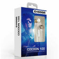Cocoon 100 Series Noise-Isolating Tangle Free In-Ear Headphone - Gold