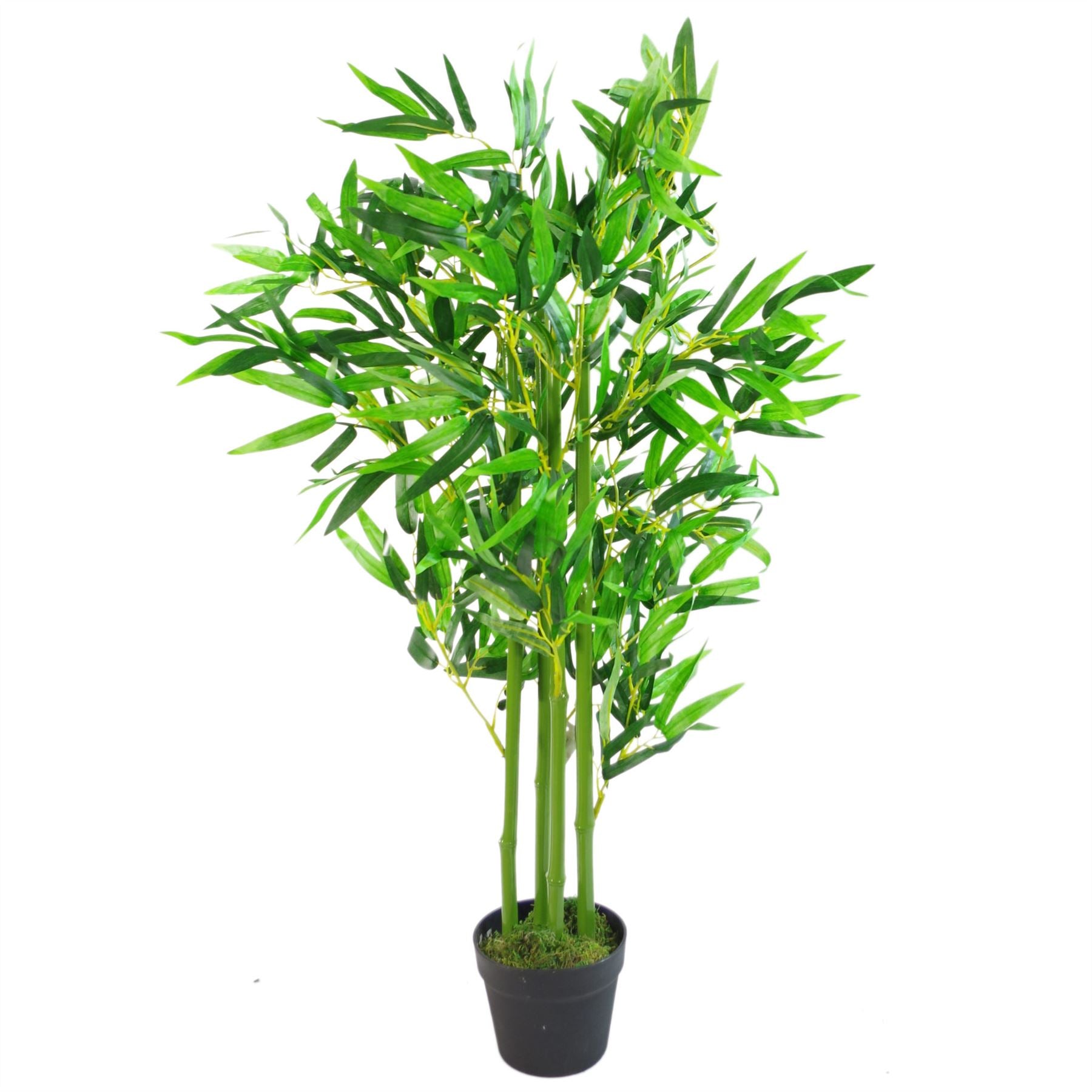 120cm (4ft) Fat Leaf Artificial Bamboo Plants Trees - XL