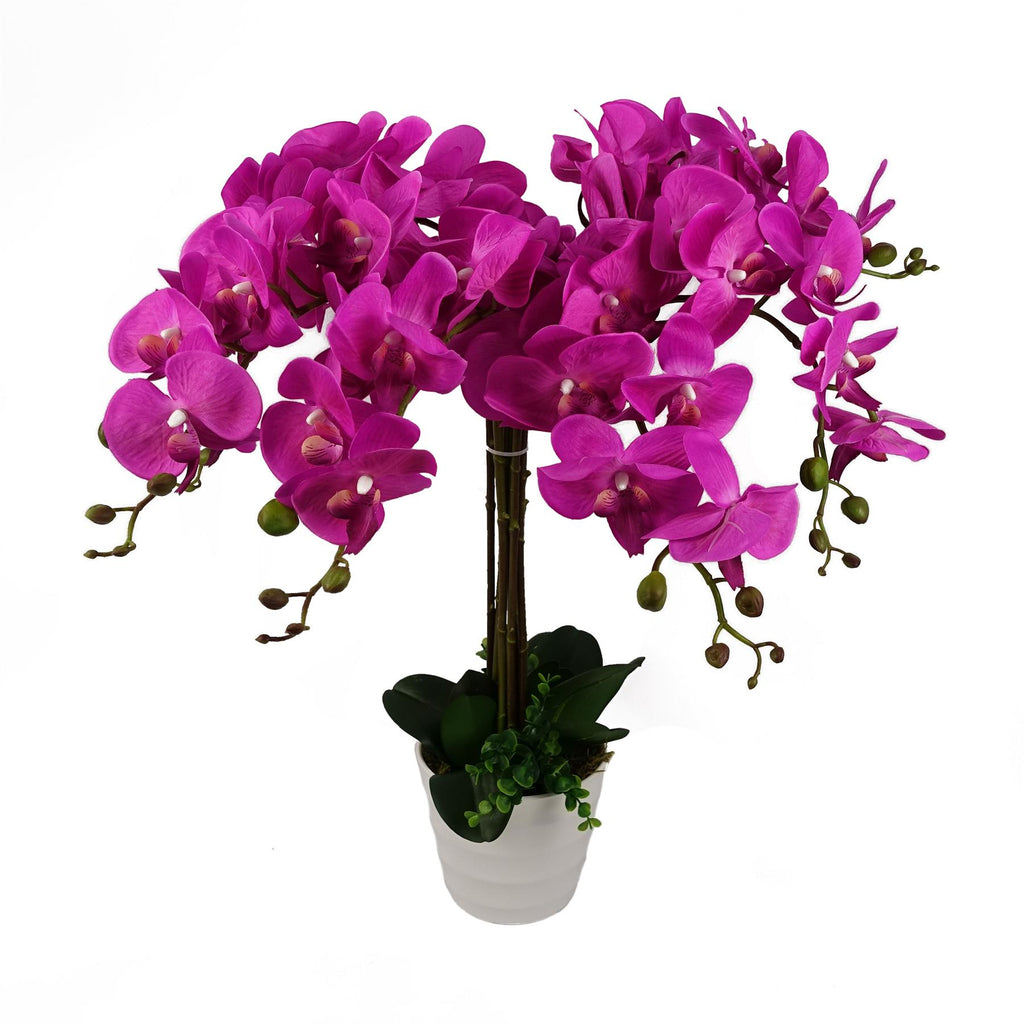 85cm Artificial Deluxe XL Orchid - Dark Pink