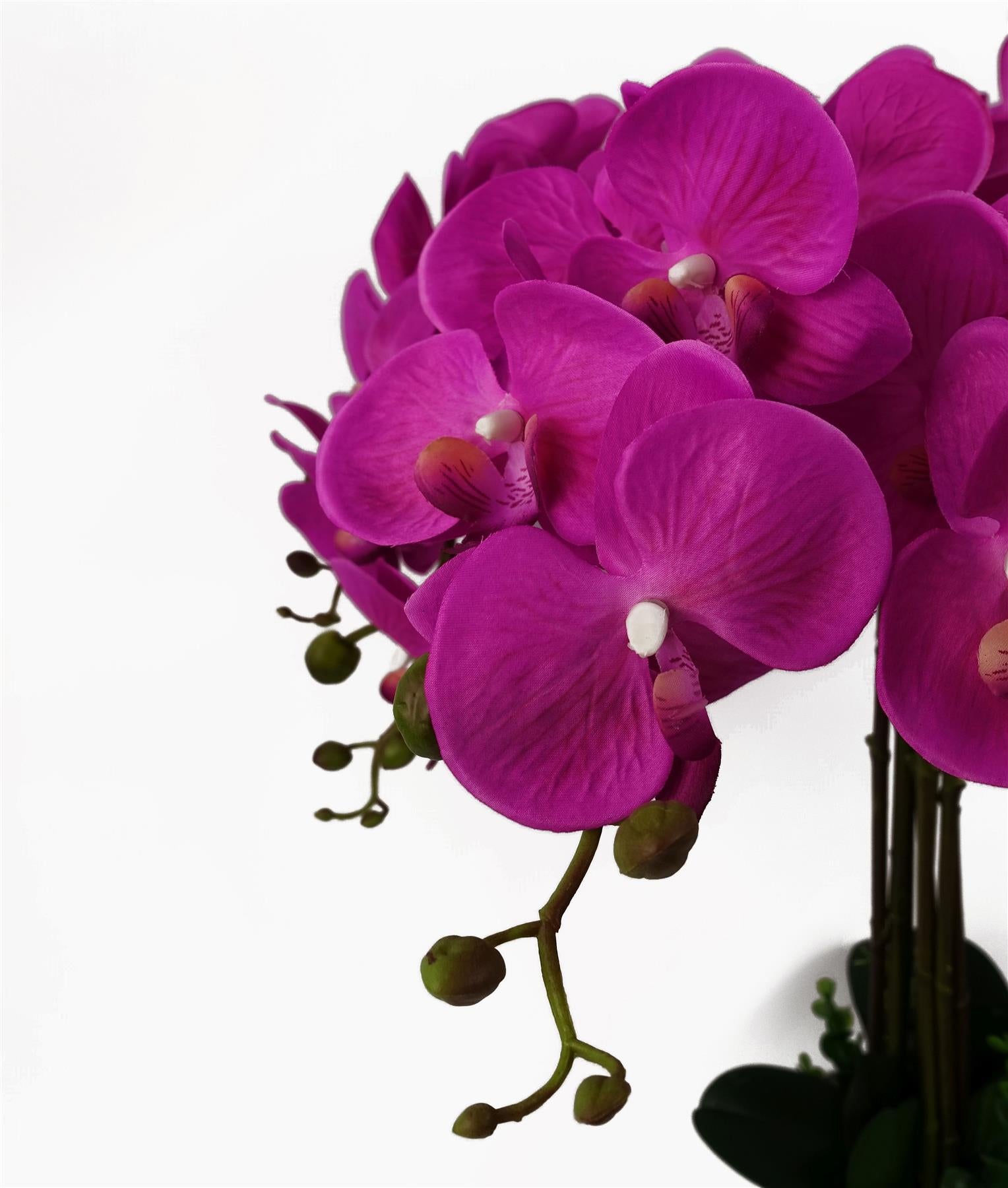 85cm Artificial Deluxe XL Orchid - Dark Pink