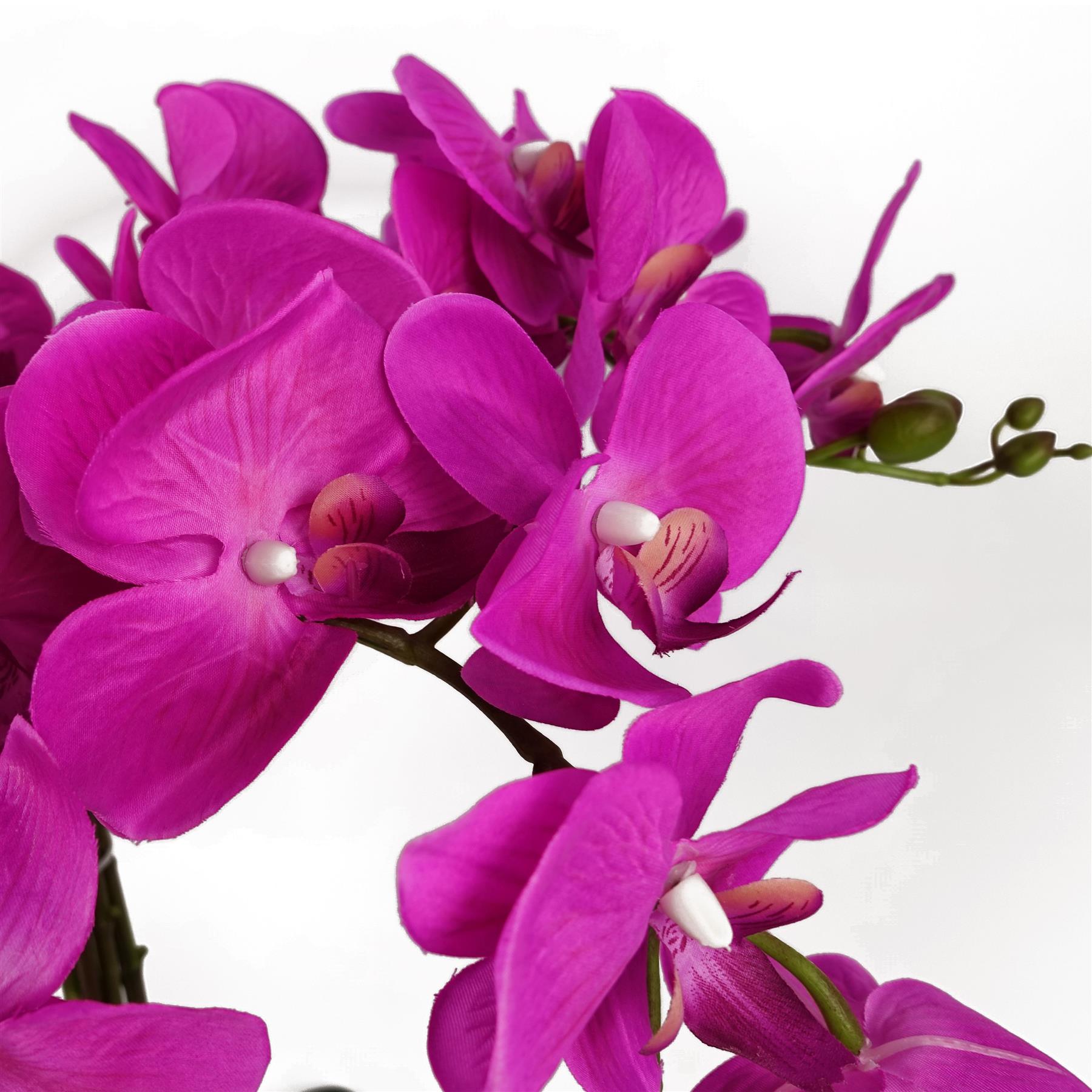 85cm Artificial Deluxe XL Orchid - Dark Pink