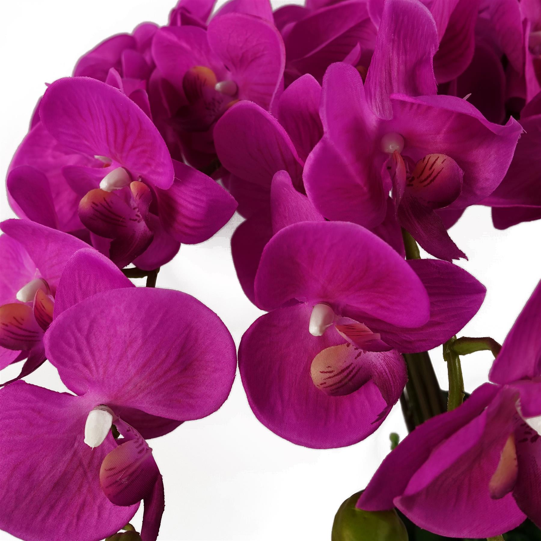 85cm Artificial Deluxe XL Orchid - Dark Pink