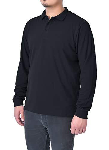 Ls Polo Shirt Black XL