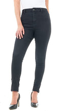 Ladies High Rise Jean Black 8