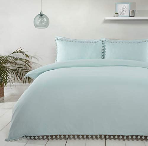 Pom Pom Duck Egg Duvet Set SB