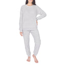 Ladies Teddy Fleece Pjs Grey Medium