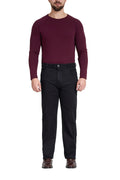 Men's Straight Leg Jeans Black - Size 34"