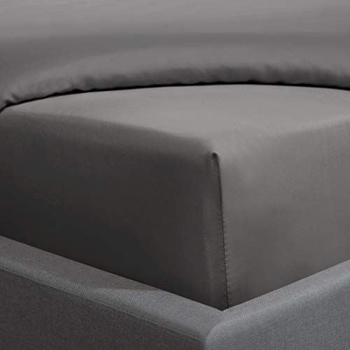 T300 Ctn Sateen Fit Sht 25cm Char SB