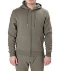 Men's Zip Hoodie Khaki M