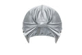 Silk Hair Wrap 20cm Diam Silver Grey