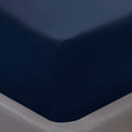 Microfibre Fitted Sheet 32cm Navy SB