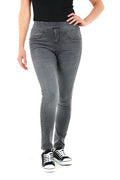 Ladies Sculpt Jeggings Grey 10
