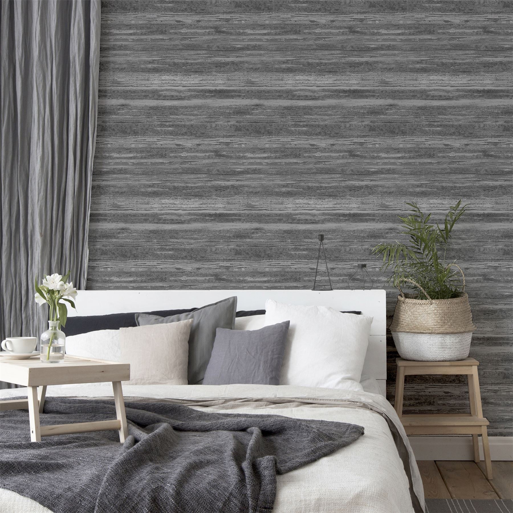 Sahara Pewter Wallpaper sw6